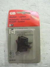 GB Electrical Rocker Switch GSW-42 Single Pole Single Throw lighted usa 120v