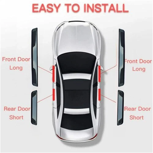 For Nissan Kicks Accessories Car Door Scuff Sill Cover Panel Step Protector Trim - Picture 59 of 92