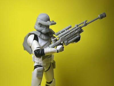 Star Wars Clone Sniper Upgrade Kit Maßstab 1:12 6'' Black Series Custom 3D Druck