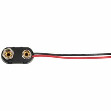 PP3 9V Square Battery Snap Connector Clip Lead 150mm 15cm Heavy Duty