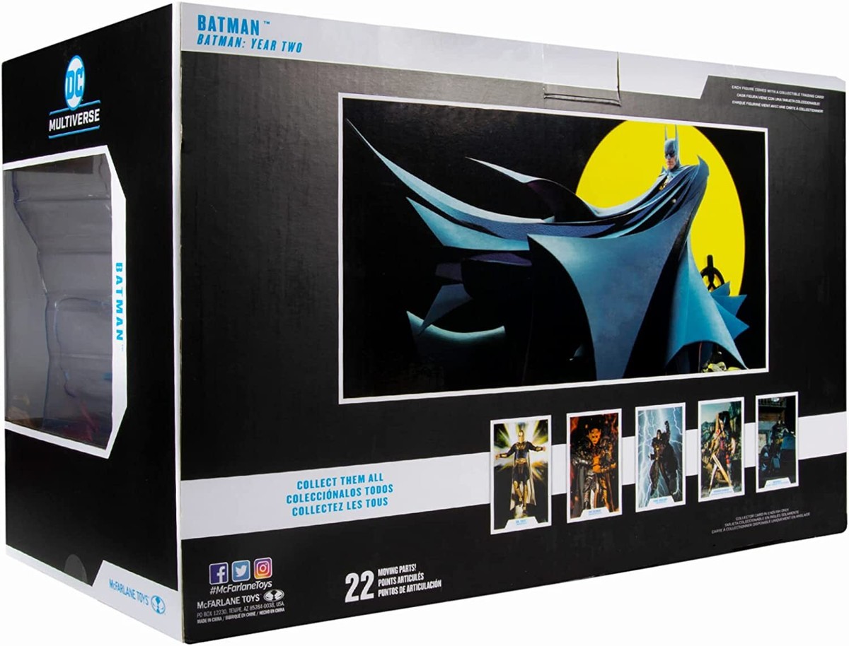 DCマルチバース　バットマン(year two)GOLD LABEL 中古美品 McFarlane DC Multiverse Batman Year Two Gold Label Designer