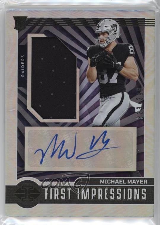 2023 Illusions First Impressions Memorabilia /399 Michael Mayer Rookie Auto RC