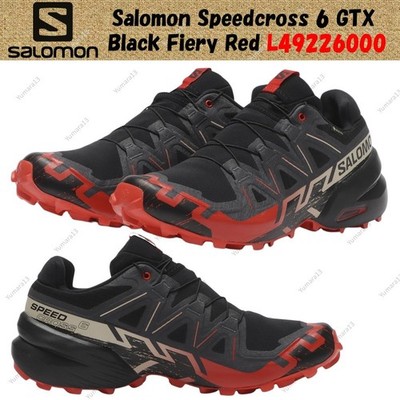 Salomon Speedcross 6 GTX Black Fiery Red L49226000 Herren Gr.