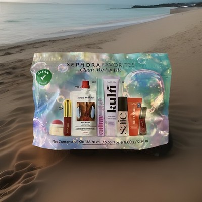 Sephora Favorites Clean Me Up Kit 2026 BRAND NEW & SEALED - 8 Items, 3 Full Size