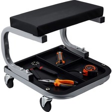 Rolling Creeper Garage Shop Seat Padded Mechanic Stool Under Car Tool Tray 250LB