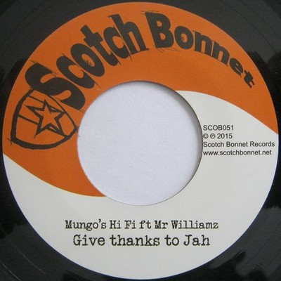 Mungo's Hi-Fi ft  Mr Williamz - Give Thanks To Jah / G20 Riddim (7'')