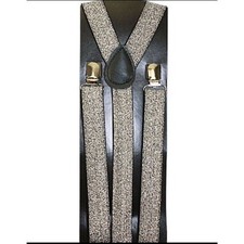 Black Shimmer Children  s Suspenders Adjustable from 16  to 27  