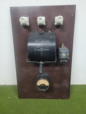 Historische Schalttafel Ampermeter