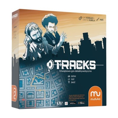 Spuren. Audiodetektiv. Brettspiel. Muduko