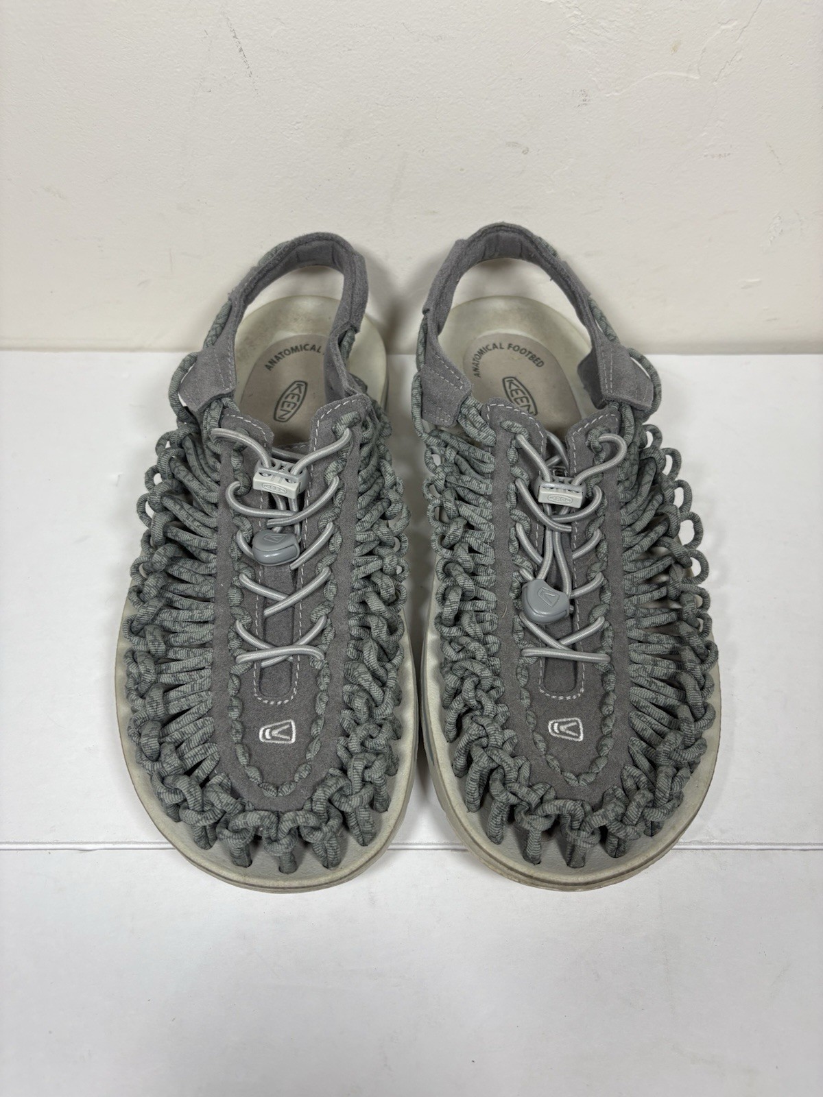 Keen Uneek sandalo donna grigio corda elastica comodo escursionismo acqua taglia 9 5