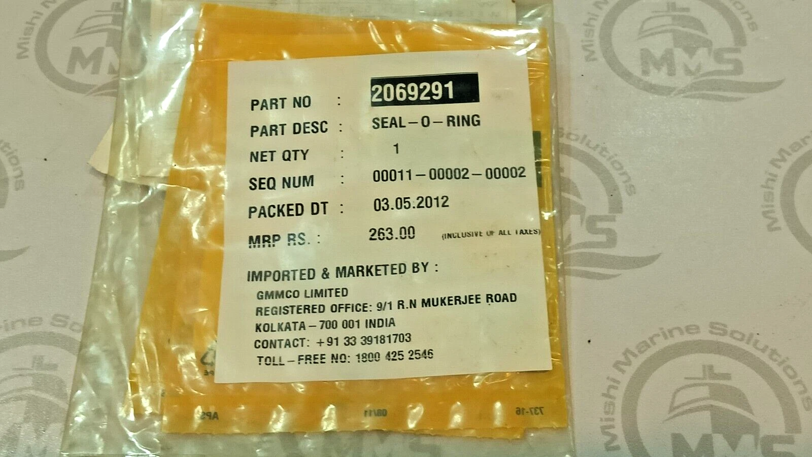 CATERPILLAR 2069291 Seal O-Ring – Genuine Caterpillar OEM