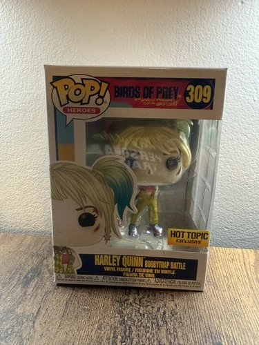 Funko Pop! Birds of Prey -Harley Quinn (Booby Trap Battle) #309- Hot Topic !