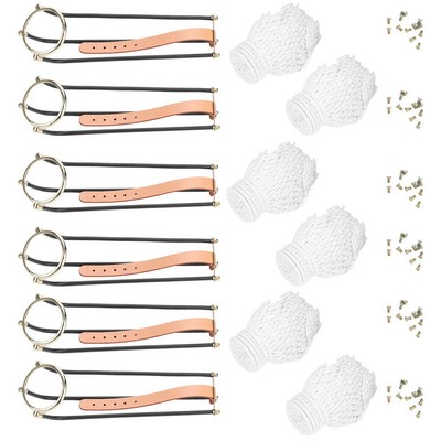 Pool Table Pocket Pockets Rails,6pcs Billiards Table Rail Pockets Standard Sn...