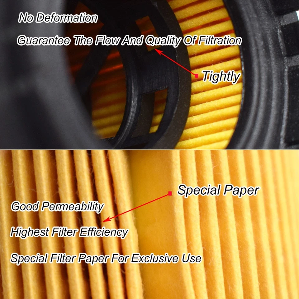 3pcs For GMC Pontiac Solstice Saab 9-3 9-3X 9-5 Saturn Sky 2.0 Engine Oil Filter - Image 4 of 4