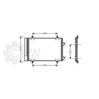 Kondensator Klimaanlage FüR Peugeot 307 CC 1.6 16V Bj.05-14