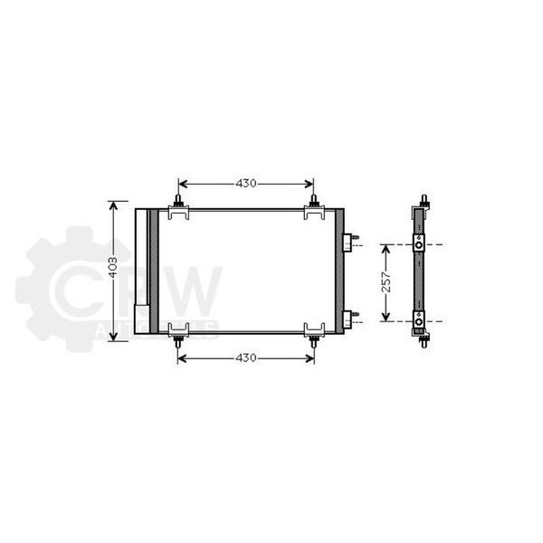 Kondensator Klimaanlage FüR Peugeot 307 CC 1.6 16V Bj.05-14-image
