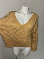 H M MOHAIR/WOOL Blend Women  s Sweater Oversize Size S