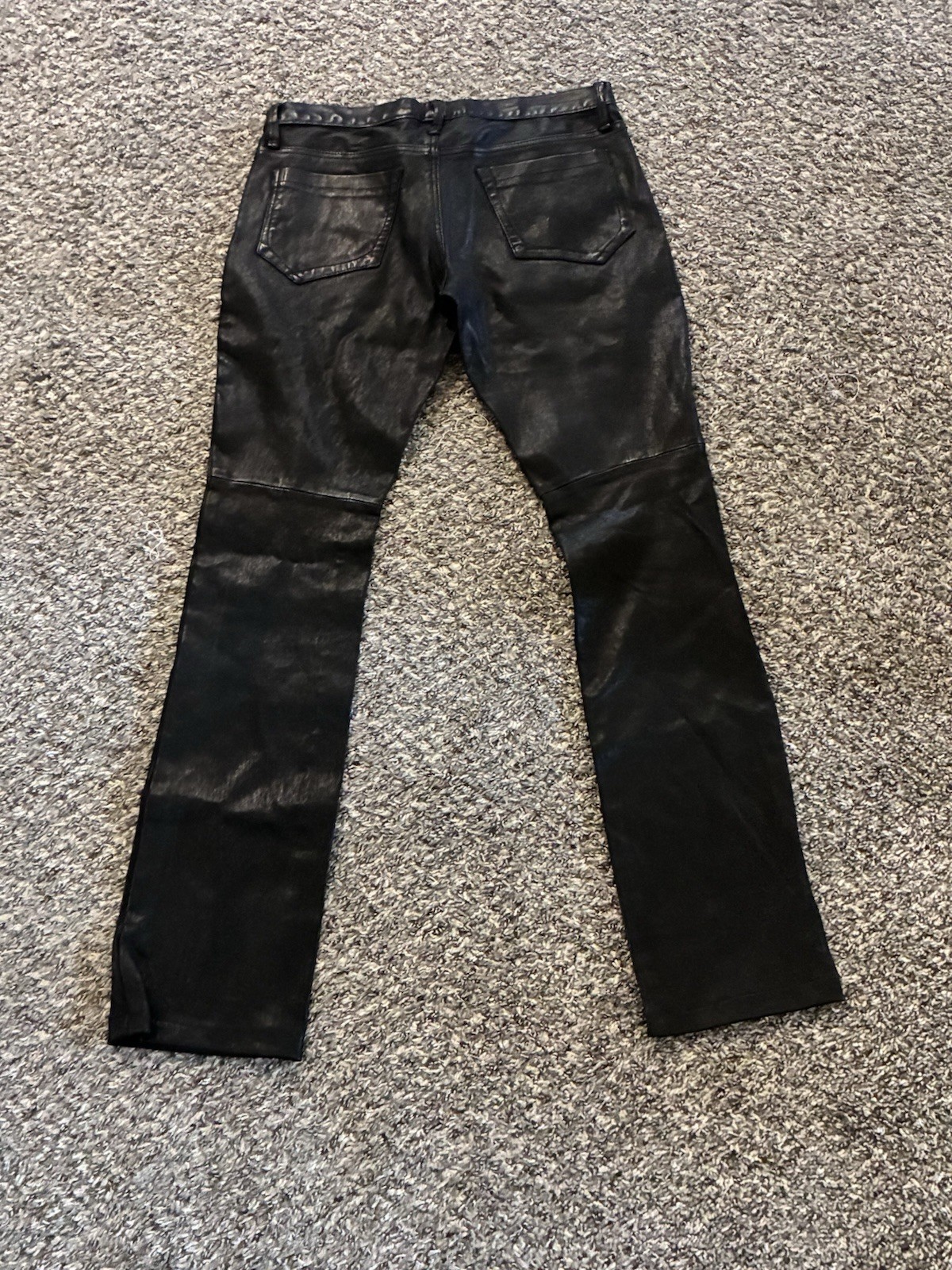 GOLDSIGN Women's Black Jeans Solid Pattern Back P… - image 1