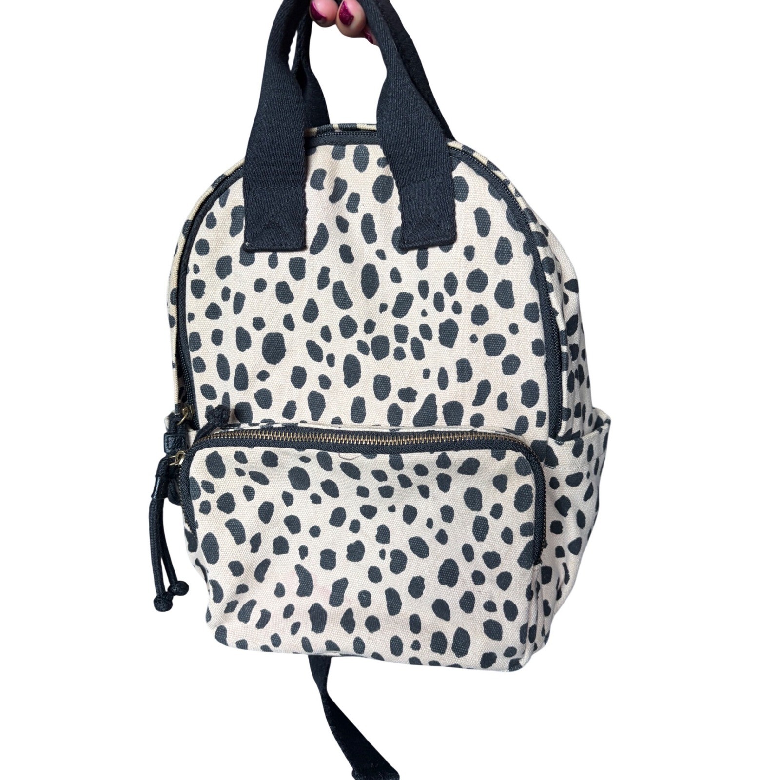 Universal Thread Mini Backpack Canvas Animal Prin… - image 2