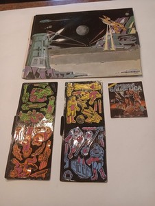 Vintage 1978, Battlestar Galactica, Colorforms Adventure Set, No Box, As Shown
