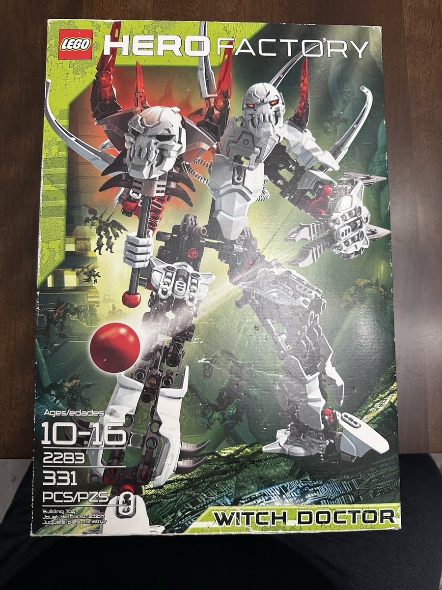 LEGO HERO FACTORY WITCH DOCTOR 2283 NEW PARTS SEALED OPENED BOX | eBay