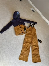 Flylow Billie Coat & Moxie Bib XS, Berry/Jupiter NEW