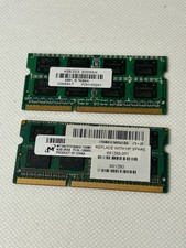 8GB 2x4GB DDR3 SODIMM Laptop RAM Micron PNY Tested Works Great.