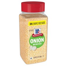 McCormick Minced Onion, 6.37 oz Ounce Pack of 1 