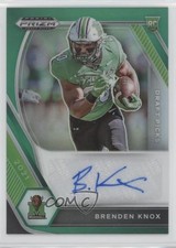 2021 Panini Prizm Draft Picks Green Brenden Knox #DPA-BKN Auto 0sv8