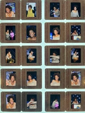 VINTAGE MACY GRAY CANDID ORIGINAL PHOTOS 35MM SLIDE TRANSPARENCIES #485
