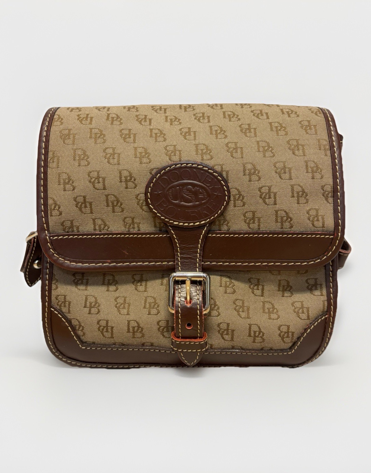 Dooney & Bourke Monogram Canvas Crossbody Bag #5890