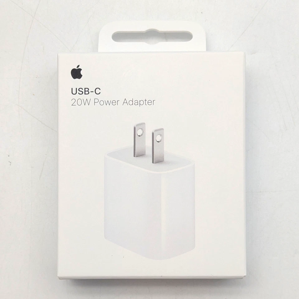Cargador de pared adaptador de corriente USB-C 20W Apple OEM A2305 | MWV3AM/A | Paquete de 10 Foto 3 de 4