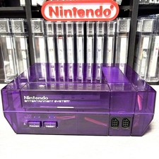 Nes Custom Transparent Purple Nintendo Nes Console Very Nice Nes Custom Transparent Purple Nintendo Nes Console Very Nice