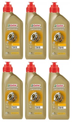 6l Castrol Transmax Universal LL 75W-90 Getriebeöl GL4/5 ZF-TE-ML02B, ZF-TE-ML