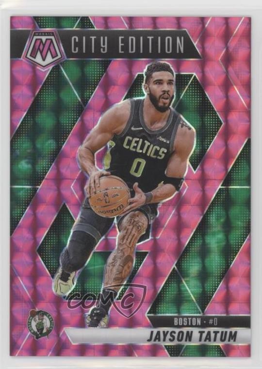 2024-25 Panini Mosaic City Edition Pink Prizm /175 Jayson Tatum #287 19l7
