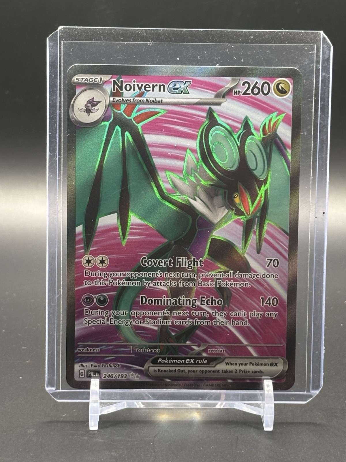 Pokemon TCG SV02: Paldea Evolved Noivern ex #246/193 Ultra Rare NM