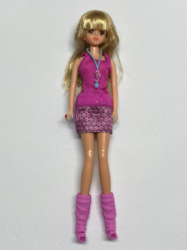 Vintage Mattel Japanese Barbie Blonde Hair Purple Outfit Fashion Doll