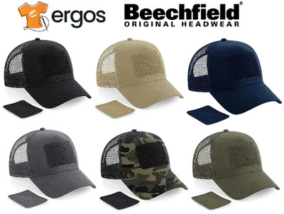 BEECHFIELD Hat PATCH SNAPBACK TRUCKER Rear Net Patch Tear Visor
