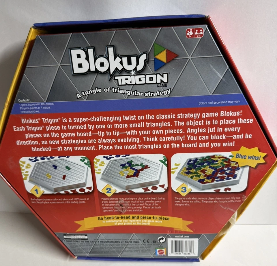 Juego de mesa Blokus Trigon 2008 Mattel completo Foto 3 de 3