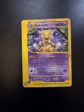 2002 alakazam pokemon card Vintage Pokemon Cards Packs 2002 Alakazam Holo PSA 8 main image 1