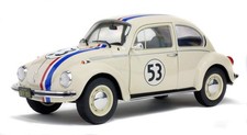 Solido 1/18 VW Beetle Herbie Diecast Model Car White 18cm (7in)