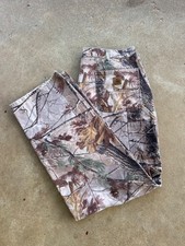 Vintage Carhartt Mens 38x34 Camo Dungaree Fit Pants Hunting Realtree D4