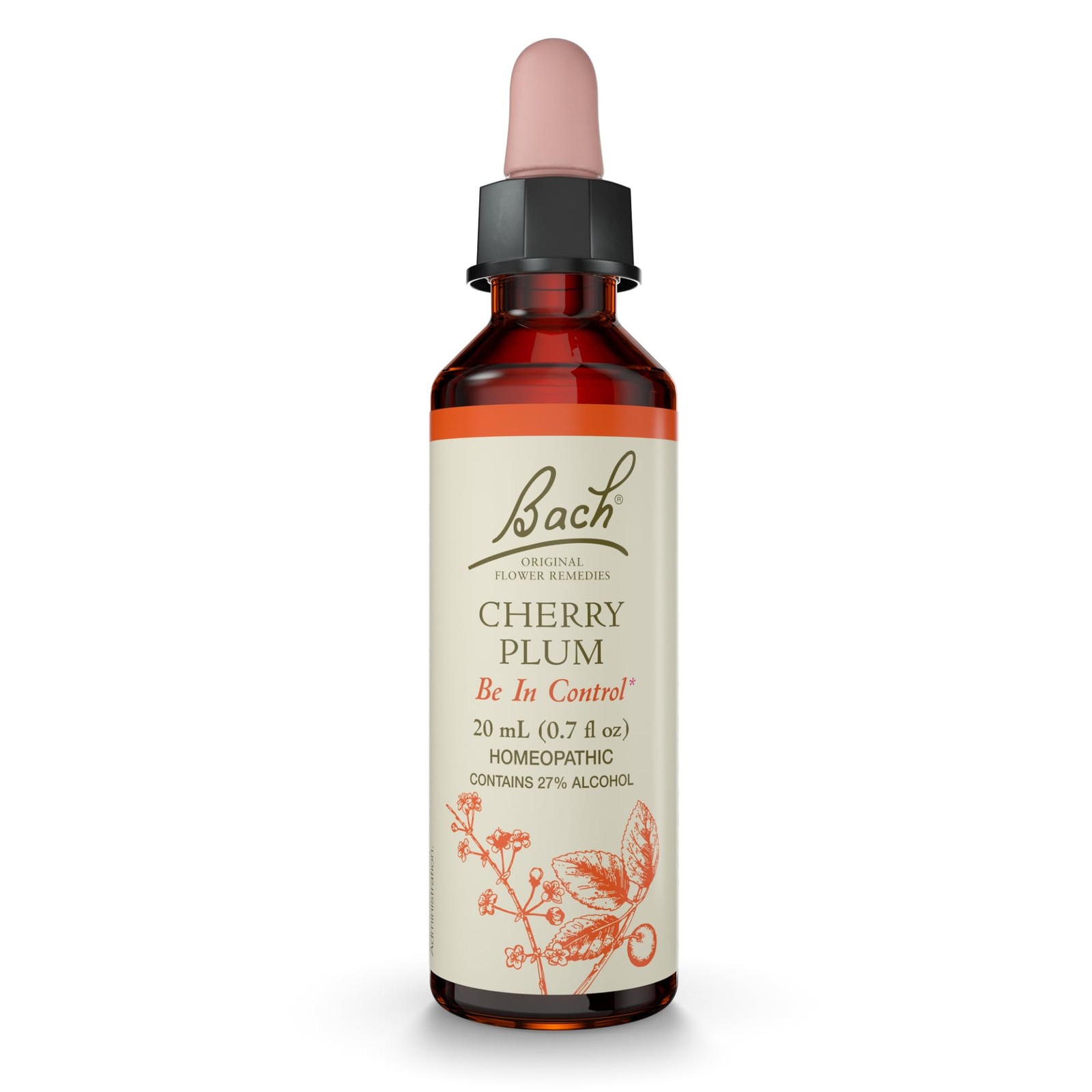 Bach Flower Essences Flower Essence Cherry Plum 20 Ml (Parallel Import)