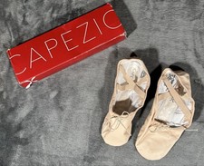Capezio Leather Cobra Shoes Size 5.5 Pink Ballet Split Sole Dance 2033