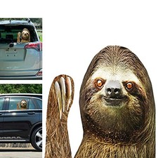 Sloth Automotive Decals Car Window Cling Funny Car Sticker Animal Window Decal