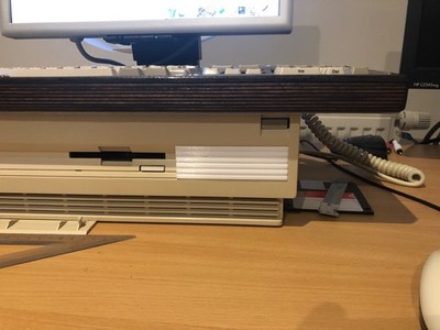 Amiga 3000 Diskettenlaufwerk Blende Abdeckung - Front Faceplate Ersatz - PLA+