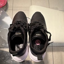 DKNY Black White Athletic Sneakers Lace Up Low Top Solid Men's