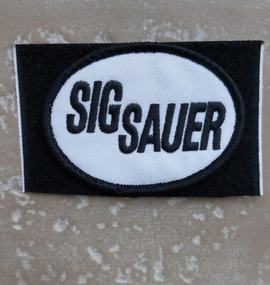 Patch Klett SIG SAUER 8,5x6 cm Gestickt