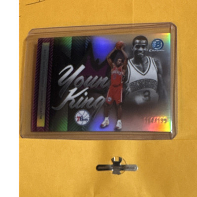 Topps 2025-2026 Bowman Chrome Allen Iverson Young Kings #YK-16 /199 76ers