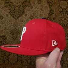 NEW Kids Philadelphia Phillies Padres Hat New Era 59FIFTY Fitted Cap Size 6 3/4
